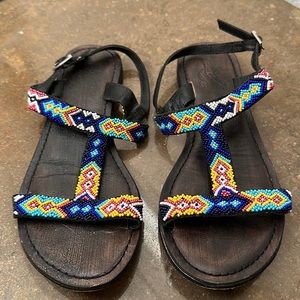 Freebird Beaded Sandals